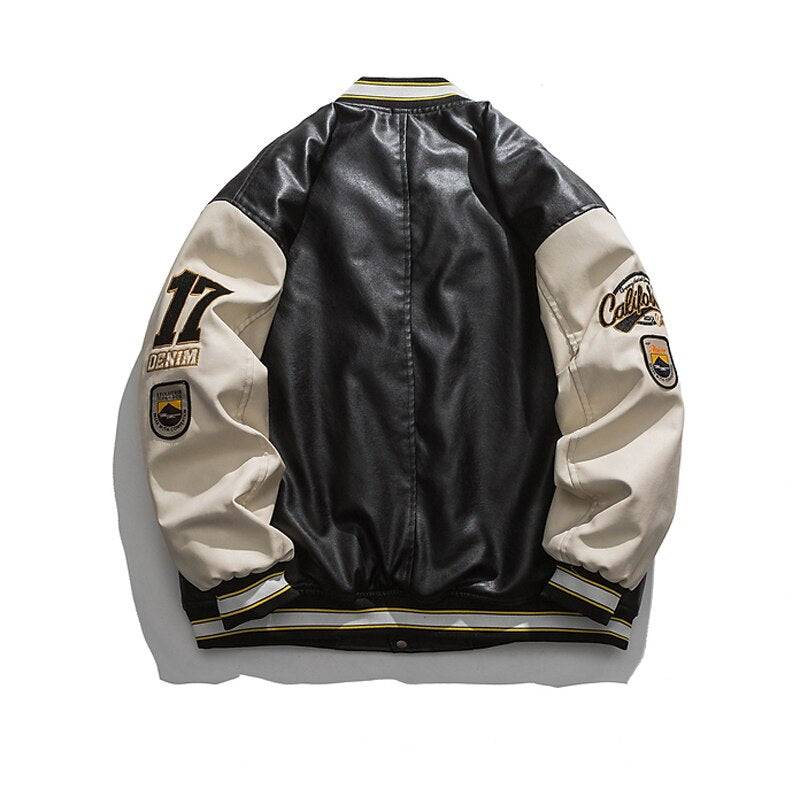 Leather sleeve varsity jackets 18