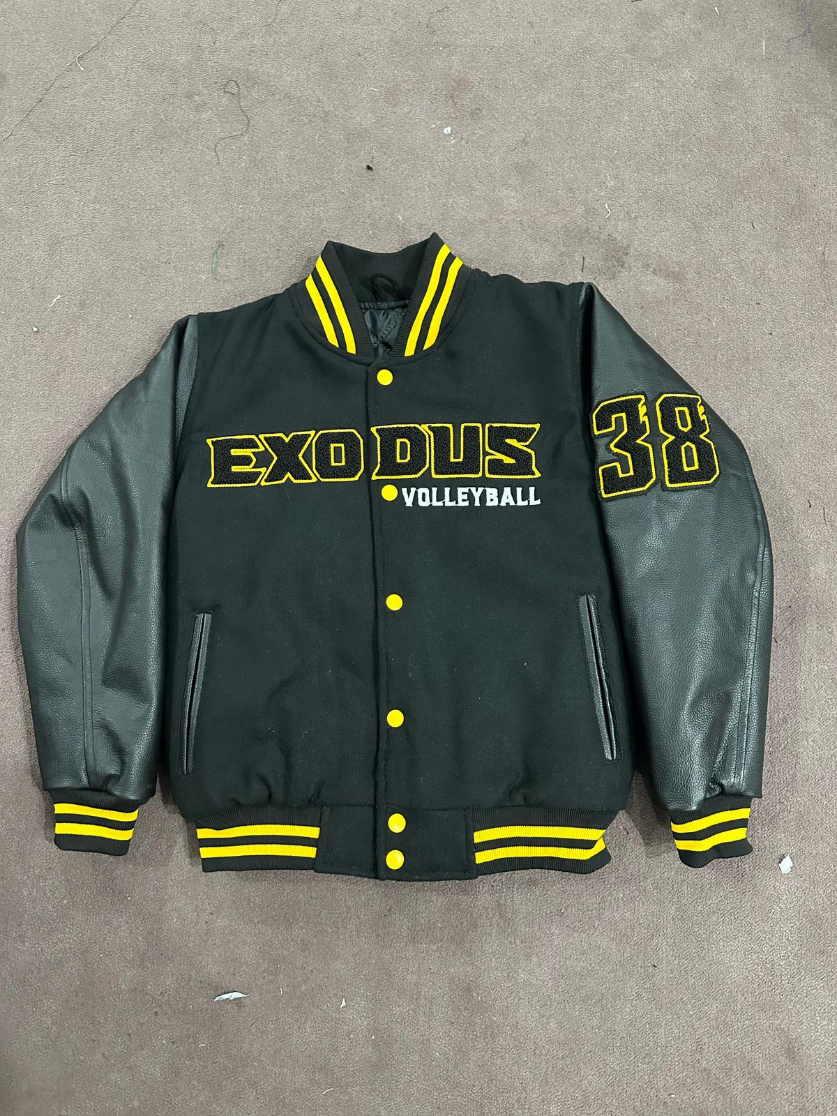 Leather sleeve varsity jackets 01