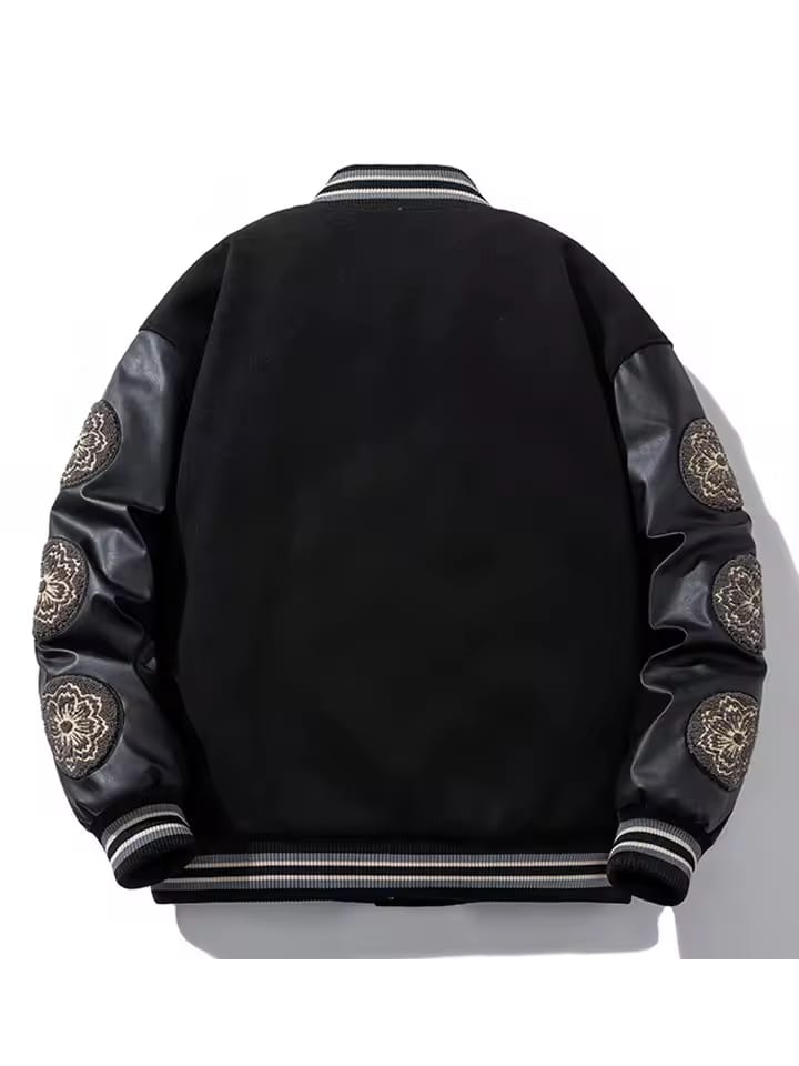 Leather sleeve varsity jackets 03