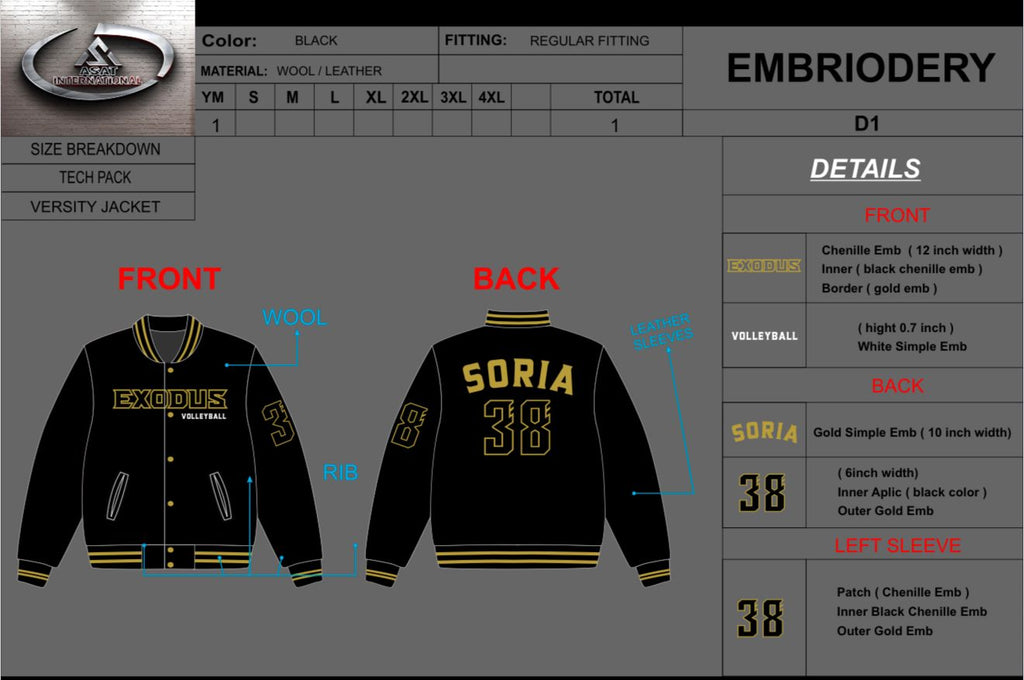 Leather sleeve varsity jackets 01