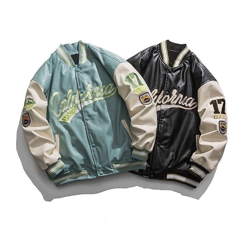Leather sleeve varsity jackets 16