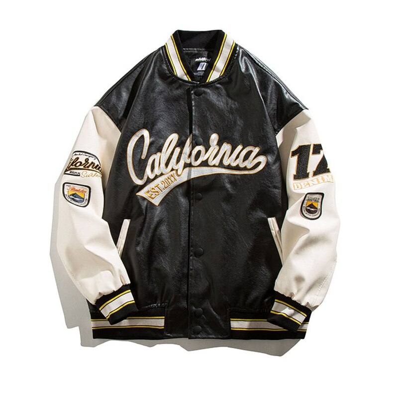 Leather sleeve varsity jackets 18