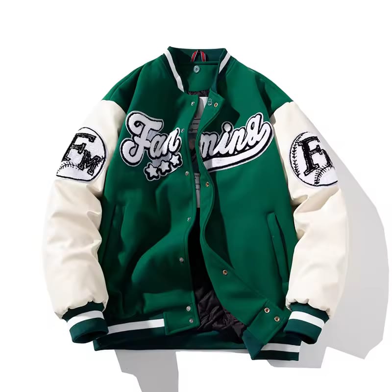 Leather sleeve varsity jackets 04