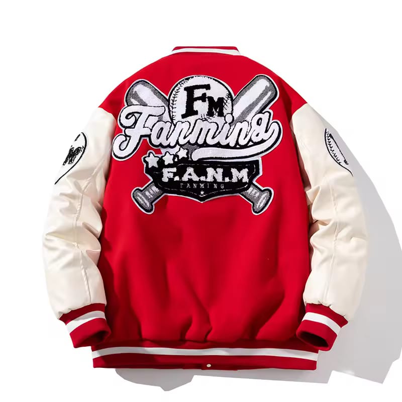 Leather sleeve varsity jackets 05
