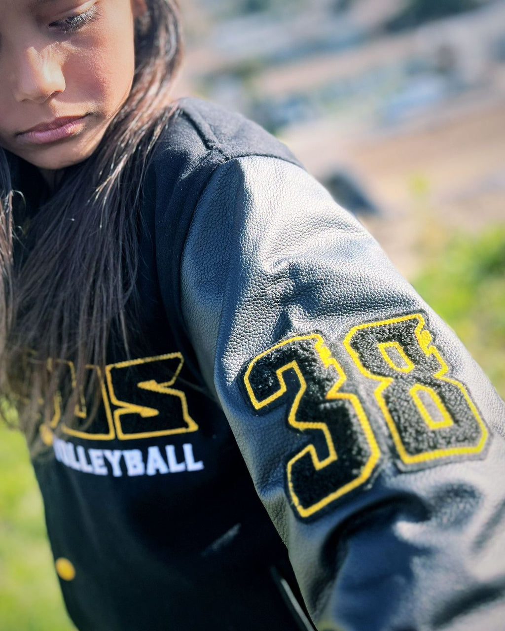 Leather sleeve varsity jackets 01