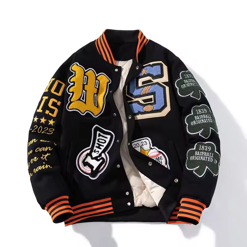 Leather sleeve varsity jackets 02