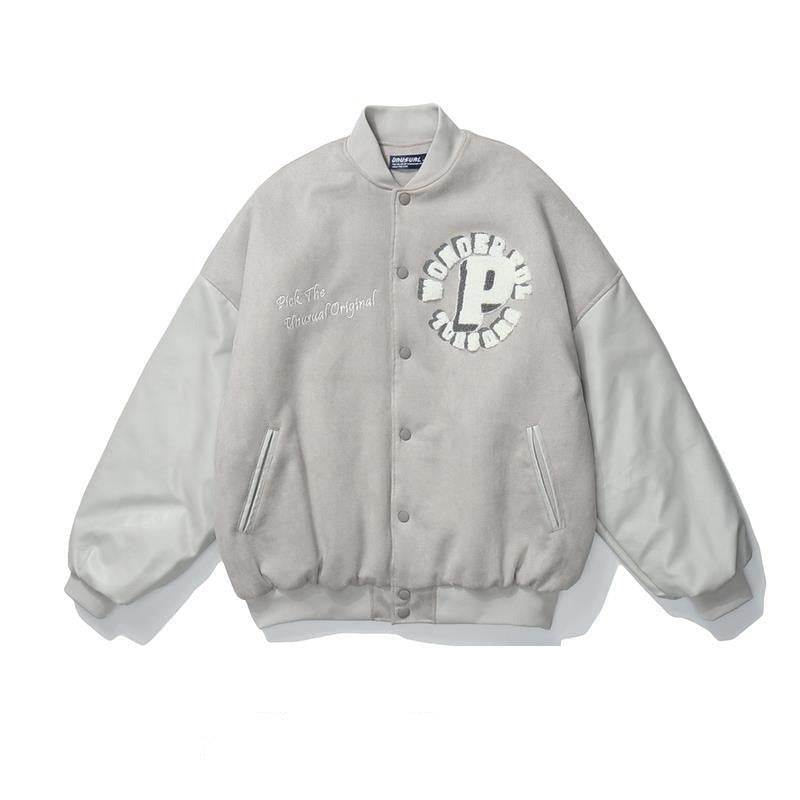 Leather sleeve varsity jackets 10