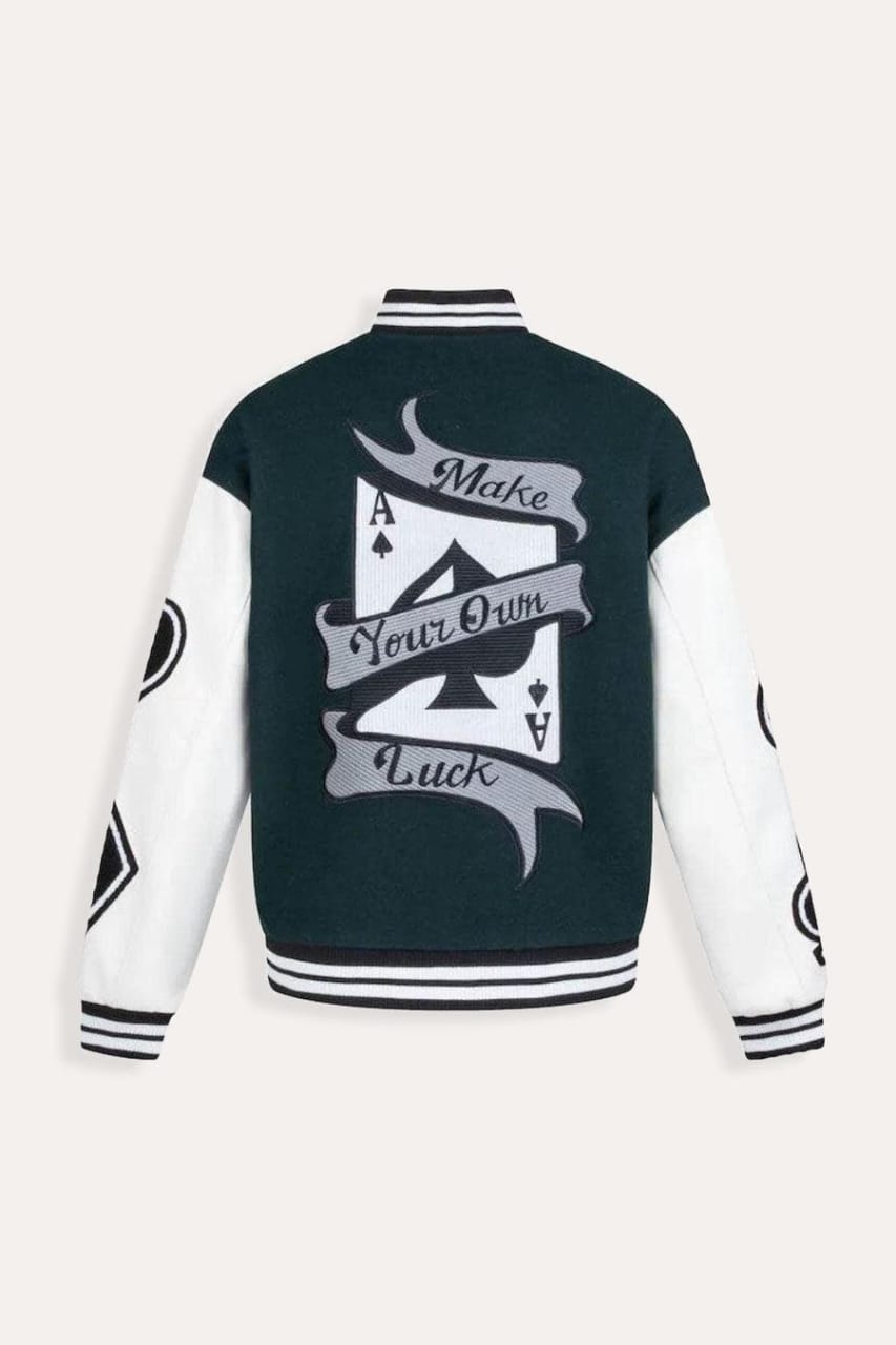 Leather sleeve varsity jackets 14