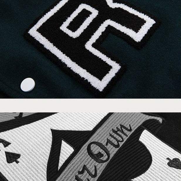 Leather sleeve varsity jackets 14